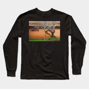 Tree in Hung To Mieu Temple Complex Long Sleeve T-Shirt